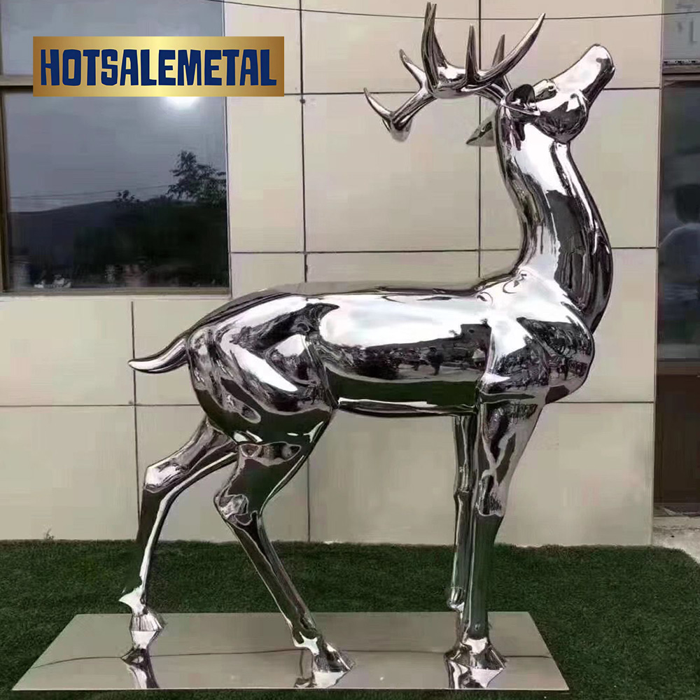 Stainless steel art decorative sculpture design