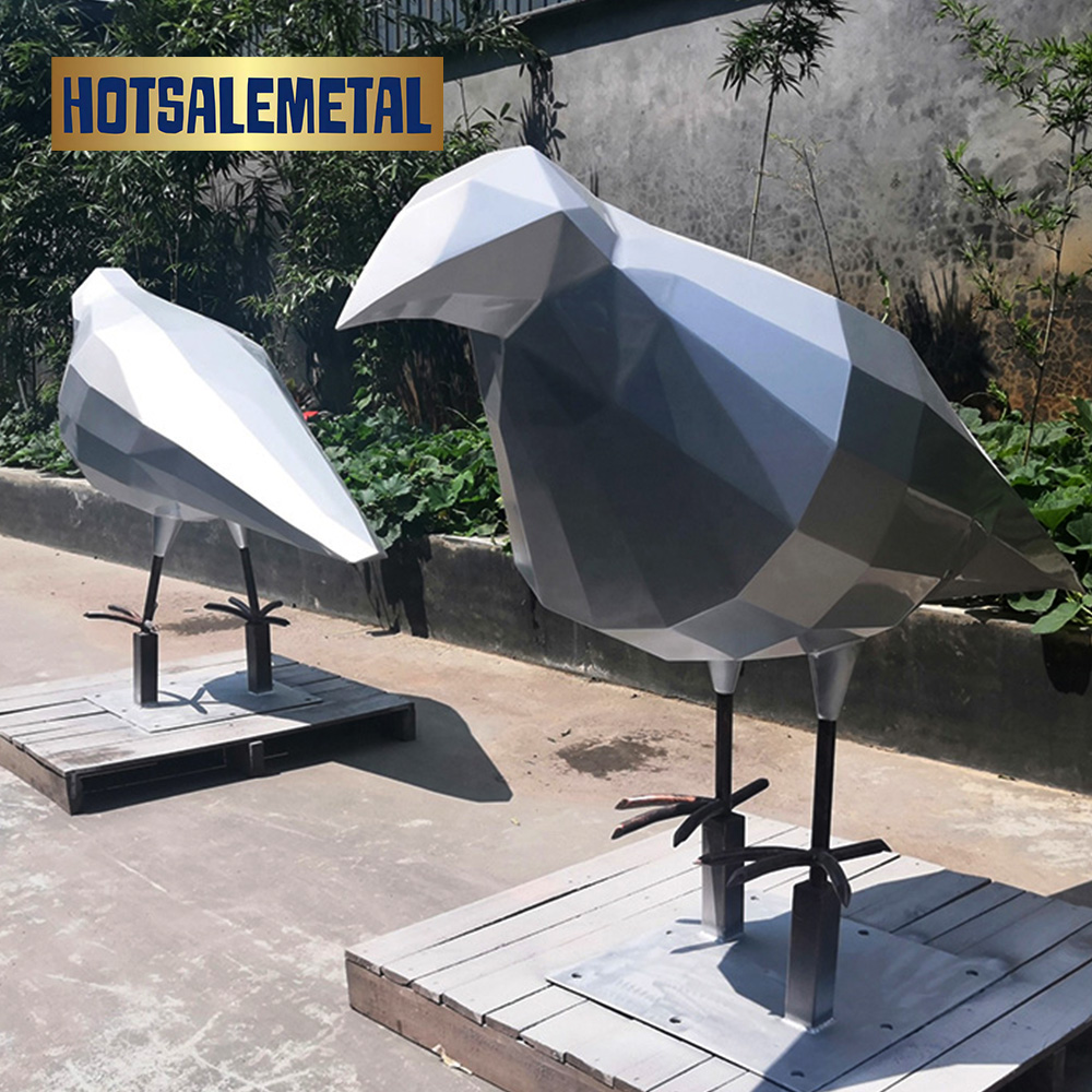 Stainless steel art decorative sculpture