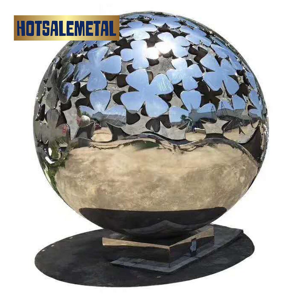 Modern abstract stainless steel sculpture customization