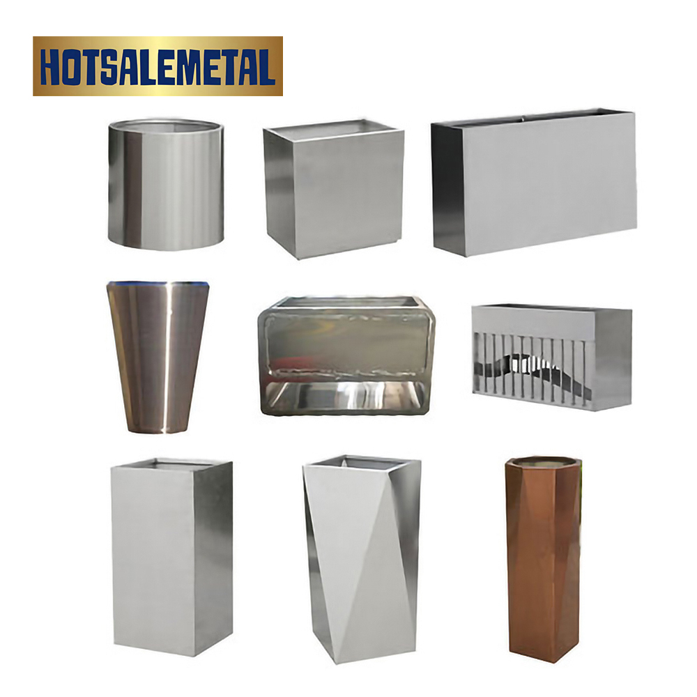 The centerpiece of your villa garden! Stainless steel flower boxes create a high-end private garden.