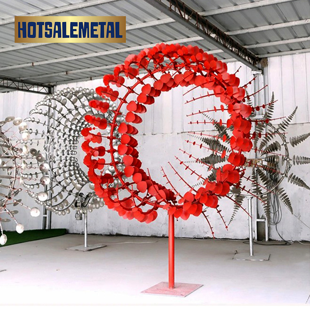 Modern abstract stainless steel sculpture customization