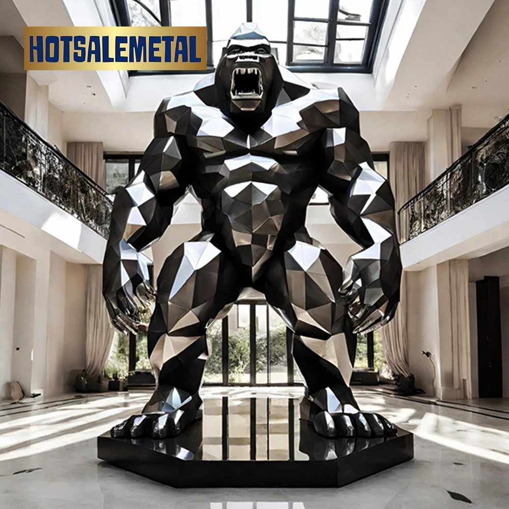 Stainless steel art decorative sculpture customization