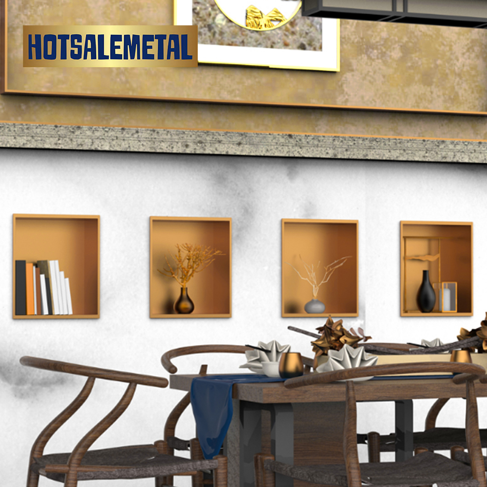 Stainless steel decoration: practical yet sophisticated.